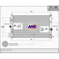 Радиатор охлаждения двигателя AHE 121.165 29V9SJ6 121. 165 Saab 9-5