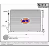 Радиатор охлаждения двигателя AHE 123.050 123.05 0 Renault Laguna (B56) 1 Хэтчбек 2.2 D (B56F/2) 83 л.с. 1993 – 2001 MVUABY