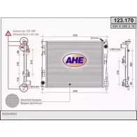 Радиатор охлаждения двигателя AHE GTU8F 123.170 12 3.170 Renault Wind