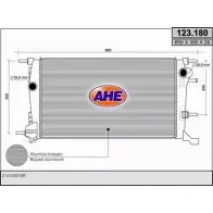 Радиатор охлаждения двигателя AHE 2925883 1 23.180 4ZSBOV 123.180