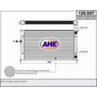 Радиатор охлаждения двигателя AHE 126.00 7 2925956 126.007 DWU43S9