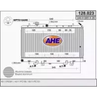 Радиатор охлаждения двигателя AHE SFNR7 128 .023 2925973 128.023