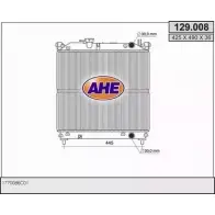 Радиатор охлаждения двигателя AHE XVF5S 2925985 12 9.008 129.008