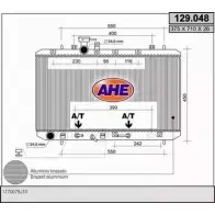 Радиатор охлаждения двигателя AHE 129.048 2926010 1 29.048 TX5844