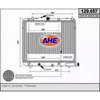 Радиатор охлаждения двигателя AHE 129.057 2926015 L2PJ3 129.05 7