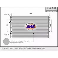 Радиатор охлаждения двигателя AHE 131.045 2926158 131.0 45 72GCT7G