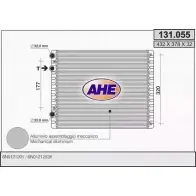 Радиатор охлаждения двигателя AHE TE5Q509 131.0 55 131.055 2926168