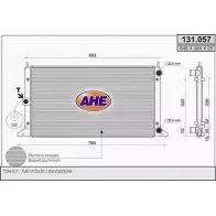 Радиатор охлаждения двигателя AHE O3D3V 131. 057 131.057 2926171