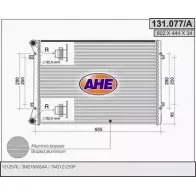 Радиатор охлаждения двигателя AHE 131.077/A 2926190 URKE2 QE 0A8KUUX