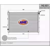 Радиатор охлаждения двигателя AHE 142.021 142.0 21 2926261 AWPW8
