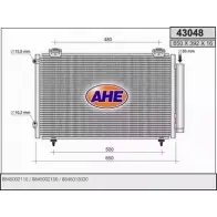 Радиатор кондиционера AHE 43048 2926312 430 48 EZVDRU