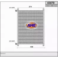 Радиатор кондиционера AHE 43 079 E0MPVYS 43079 2926330