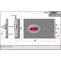 Радиатор кондиционера AHE 21AP0B 4308 1 43081 2926332