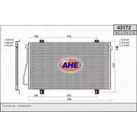 Радиатор кондиционера AHE G0H4WF 43172 43 172 2926393