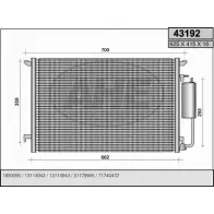 Радиатор кондиционера AHE 4 3192 2926410 43192 JQIQSSZ