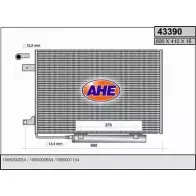 Радиатор кондиционера AHE 43390 43 390 EA0S61 2926543