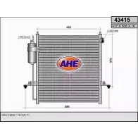 Радиатор кондиционера AHE APUV77Q 2926560 4341 5 43415