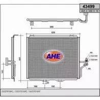 Радиатор кондиционера AHE 43499 2IPWL 43 499 Jeep Wrangler (TJ) 2 Внедорожник 4.0 Rubicon 174 л.с. 2003 – 2007