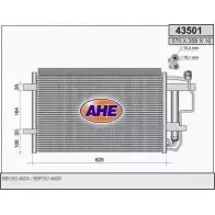 Радиатор кондиционера AHE 4350 1 WZWHF 43501 Mazda 3 (BL) 2 Хэтчбек 2.3 MPS Turbo 260 л.с. 2009 – 2014