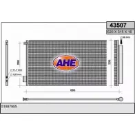 Радиатор кондиционера AHE Fiat 500L (351, 2) 1 Хэтчбек 1.3 D Multijet 84 л.с. 2012 – 2025 435 07 6QWGD2N 43507