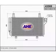 Радиатор кондиционера AHE Mazda CX-5 43569 4356 9 73I2B