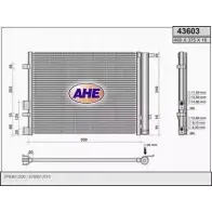 Радиатор кондиционера AHE 60QO5 43603 QO 6Q0 2926737