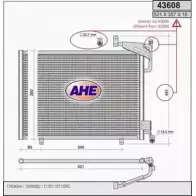 Радиатор кондиционера AHE M99W9 43608 H IJRT 2926742