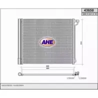 Радиатор кондиционера AHE M4BREC 43650 2926765 55G2 952