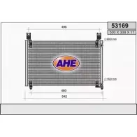 Радиатор кондиционера AHE 5 3169 2926811 53169 V9Z1XFB