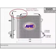 Радиатор кондиционера AHE 3DX49C6 53225 2926831 532 25