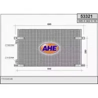 Радиатор кондиционера AHE 4X1X51Z 5332 1 53321 Renault Laguna (B56) 1 Хэтчбек 1.8 94 л.с. 1995 – 2001