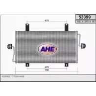 Радиатор кондиционера AHE 53399 ZVJAZ Opel Movano (A) 1 Самосвал 2.5 D (ED) 80 л.с. 1999 – 2000 533 99