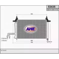 Радиатор кондиционера AHE 53435 2926890 ENBI3AV 534 35