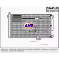 Радиатор кондиционера AHE Mercedes CLK (C209) 2 Купе 2.6 240 (2061) 163 л.с. 2002 – 2009 3D6SV6F 5344 3+C 53443+C