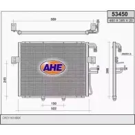 Радиатор кондиционера AHE 534 50 Kia Sportage 1 (NB) Кроссовер 53450 2QCER4P