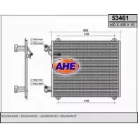 Радиатор кондиционера AHE 2926906 IUJYK 5346 1 53461
