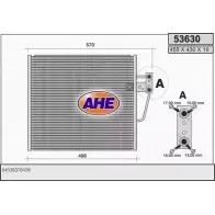 Радиатор кондиционера AHE 53630 SSRGCP 5363 0 2926978