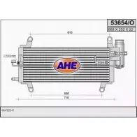 Радиатор кондиционера AHE 53654/ O 53654/O 2926988 UN0IN7