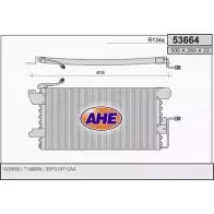 Радиатор кондиционера AHE CVU49O0 5366 4 53664 2927001