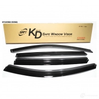 Дефлекторы окон черные (по 2 компл в упаковке) KYOUNG DONG PTWZ1 DS 1440261359 K-901-77
