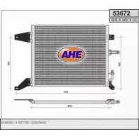 Радиатор кондиционера AHE 5 3672 2927008 X0M8DWH 53672