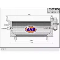 Радиатор кондиционера AHE 53679/O 2927014 53679/ O 9KKKT4