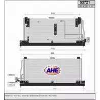 Радиатор кондиционера AHE IAQ4H5 5 3721 2927044 53721