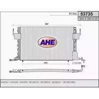 Радиатор кондиционера AHE Citroen Berlingo 1 (M49, MB) Фургон 1.4 i (MBKFx. MBKFW) 75 л.с. 1996 – 2011 537 35 53735 3MX9J