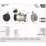 Компрессор кондиционера AHE S06DD9 67179 6717 9 Volkswagen Polo (9N) 4 Хэтчбек 1.2 60 л.с. 2007 – 2009