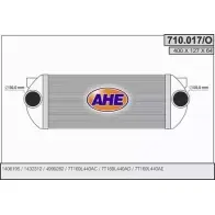 Интеркулер AHE 710.017/O LYR5HI 710.017 /O Ford Tourneo Connect 1 (C170) Минивэн 1.8 TDCi /TDDi /DI 75 л.с. 2002 – 2013