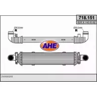 Интеркулер AHE 718.151 Mercedes C-Class (W204) 3 Седан 3.0 C 350 CDI (2023) 265 л.с. 2011 – 2014 UF59ZPU 718 .151