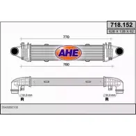 Интеркулер AHE Mercedes E-Class (W212) 4 Седан 2.1 E 200 CDI / BlueTEC (2105. 2106) 136 л.с. 2009 – 2024 718.152 KWLSDF 71 8.152