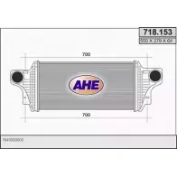 Интеркулер AHE G500WP6 71 8.153 718.153 Mercedes M-Class (W164) 2 Кроссовер 4.0 ML 420 CDI 4 matic (1628) 306 л.с. 2006 – 2009