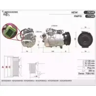 Компрессор кондиционера AHE Volkswagen Passat (B5) 3 Седан 1.6 102 л.с. 2000 – 2005 77348 CCK2Z 773 48